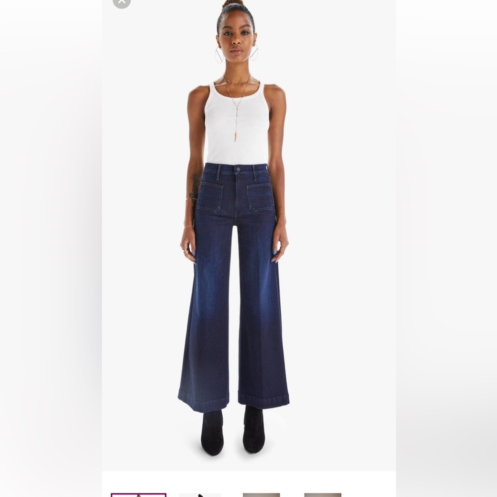 Mother The Swooner Patch Roller Skimp in Now Or Never size 30